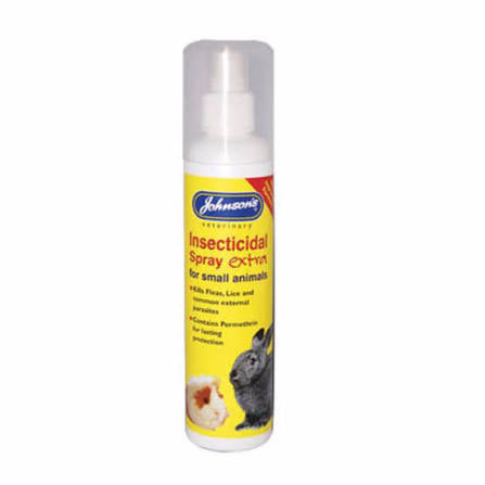 Johnsons Insecticidal Spray Extra Small Animals 150ml Small Mammal - Accessories Johnsons