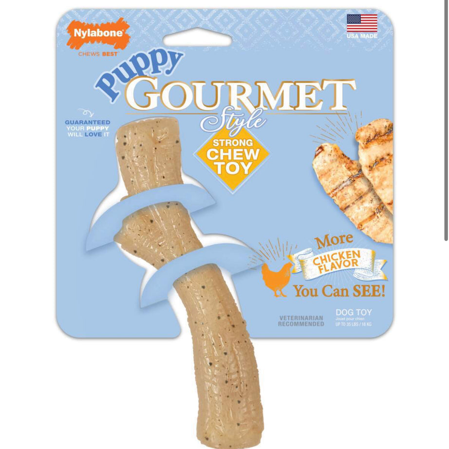 Nylabone Gourmet Style Strong Stick Puppy Chew Toy Nylabone