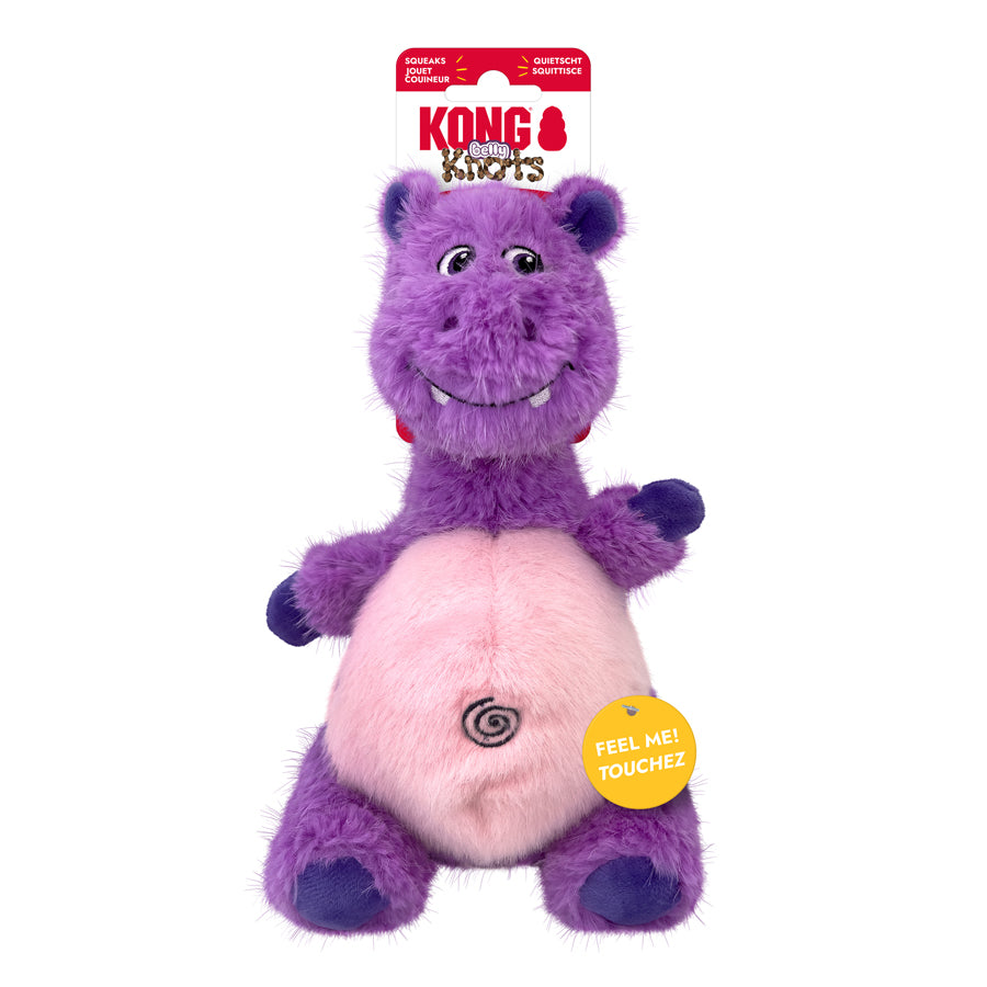 Kong Belly Knots Hippo Dog Toy Pet Market