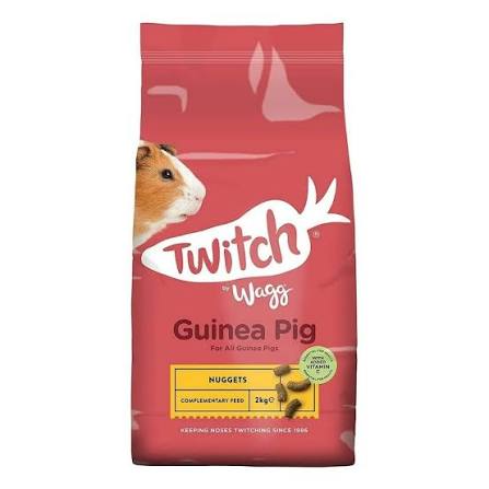 Twitch by Wagg Guinea Pig 2kg Small Mammal - Food Twitch