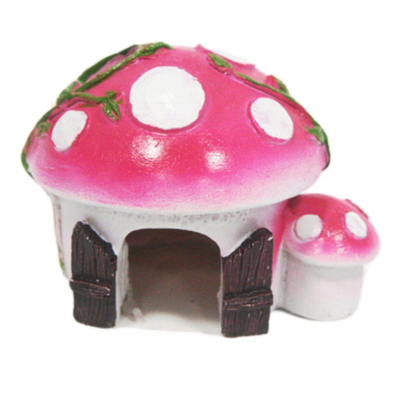 Betta Small Pink Mushroom House Pet Market