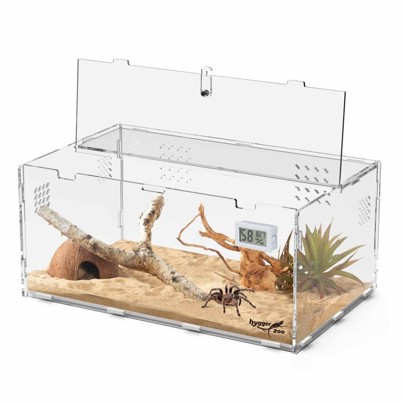 Hygger-Zoo Acrylic Reptile Terrarium Horizontal Large Pet Market