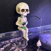 Fishing Skeleton Fish Ornament