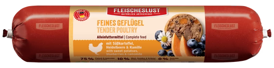 Fleischeslust Tender Poultry Pate 400g Pet Market