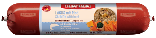 Fleischeslust Salmon With Beef 400g Pet Market