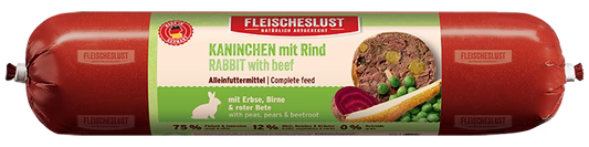 Fleischeslust Rabbit With Beef 400g Pet Market