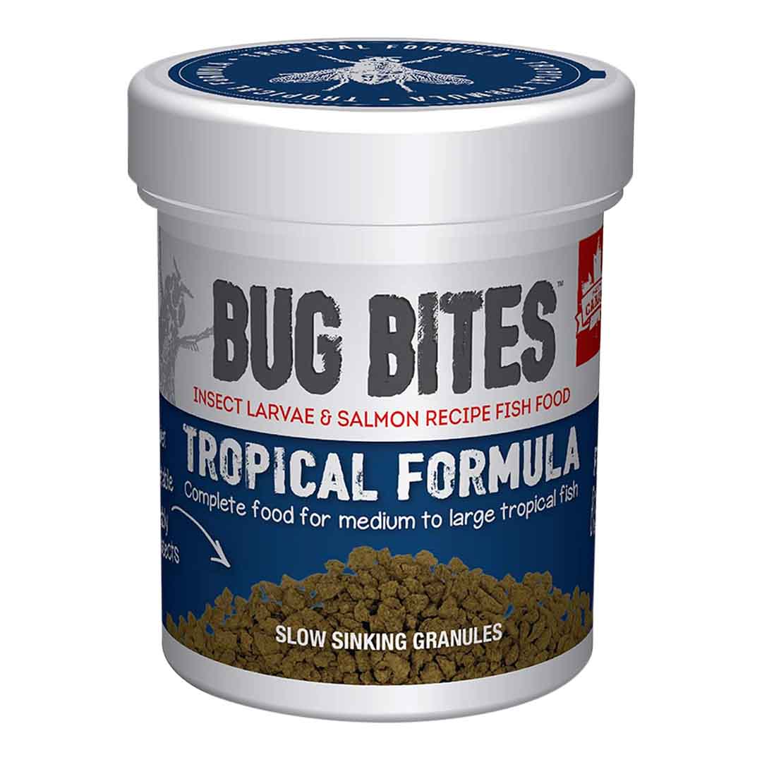 Bug Bites Tropical Formula Medium to Large Fish 45g Pet Market