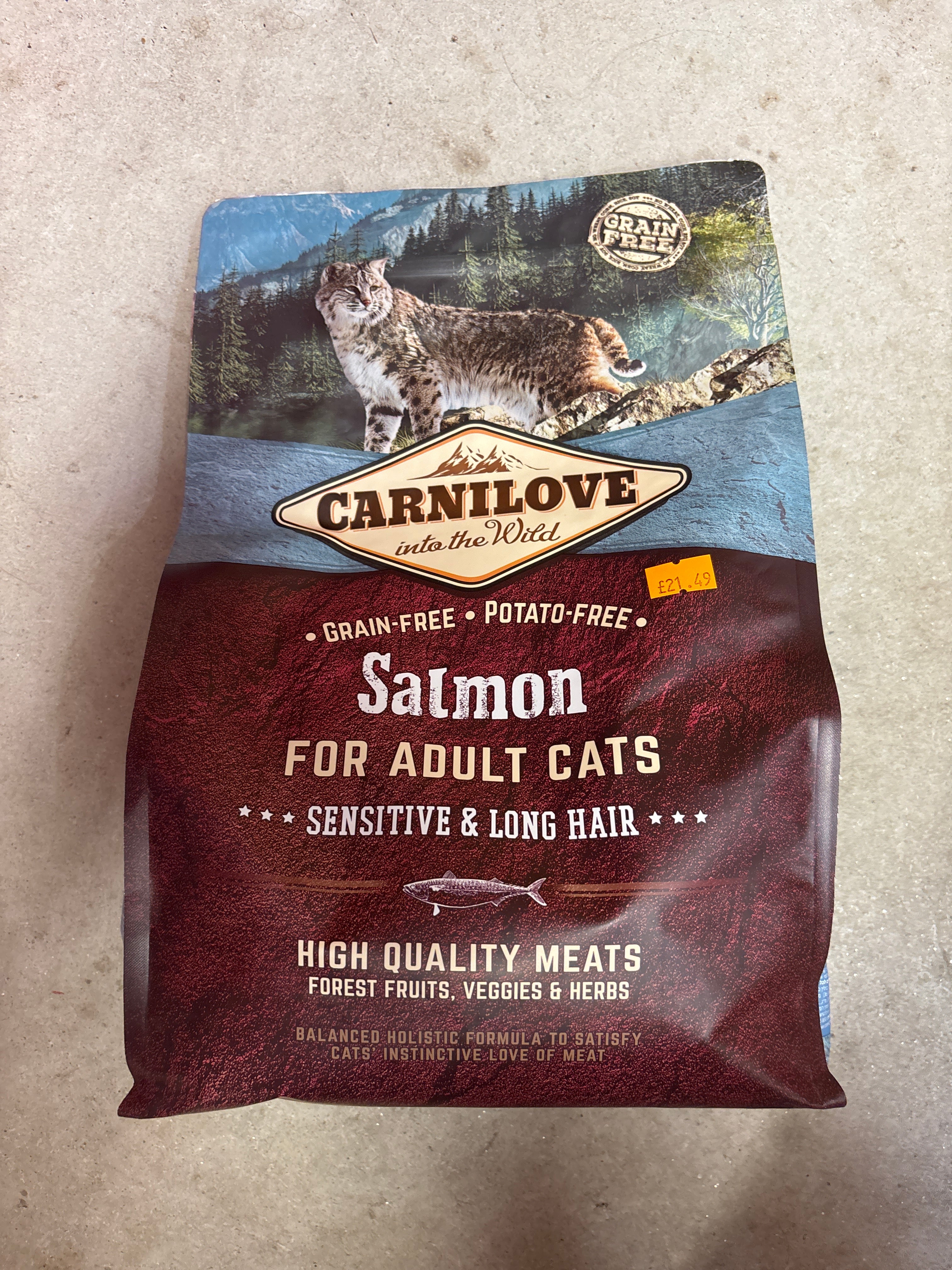 Carnilove salmon for adult cats the Pet MARKET