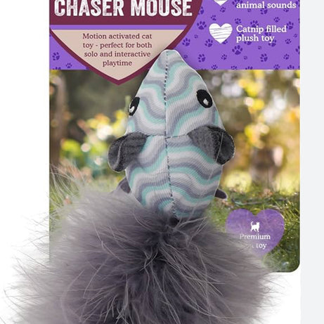 Rosewood Jolly Moggy Catnip Tune Chaser Mouse Rosewood