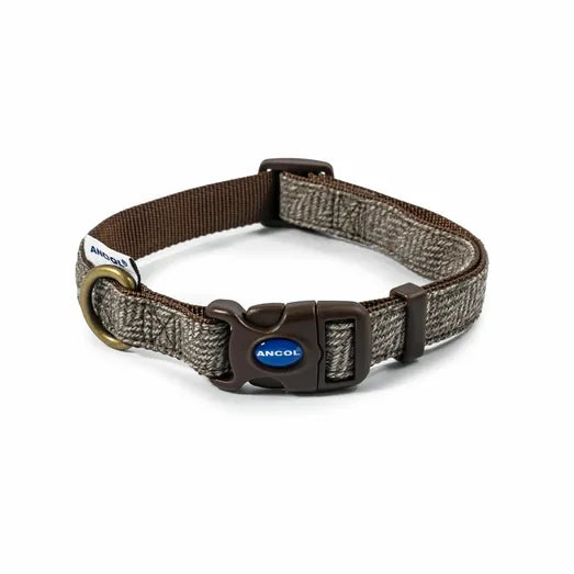 HERRINGBONE ADJUSTABLE COLLAR Dog accessories Ancol