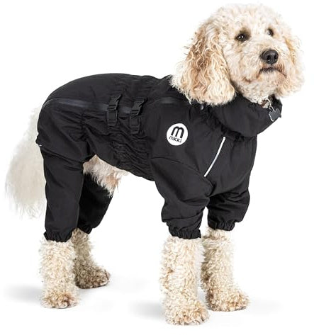 Doodles Coat Black Dog Coat Mikki