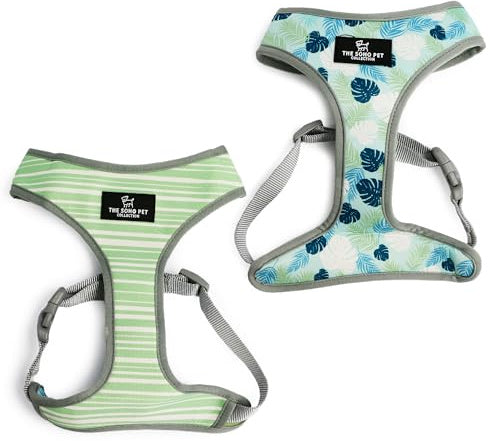 STRIPE/LEAF REVERSIBLE HARNESS Dog accessories Ancol