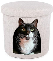 Rosewood catwalk boucle food-away cat den Pet Market