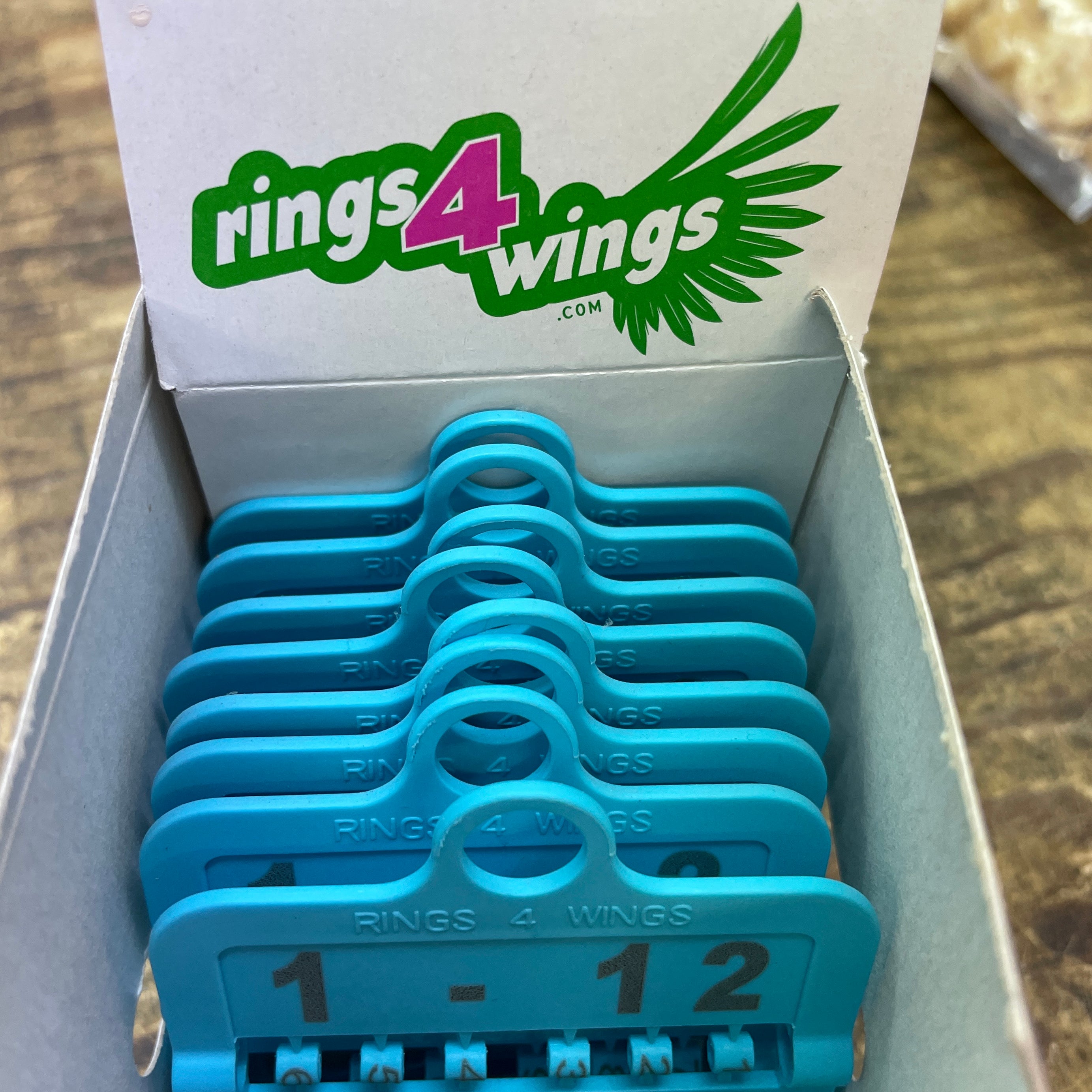 Rings 4 Wings Blue 2.5mm x12 the Pet MARKET