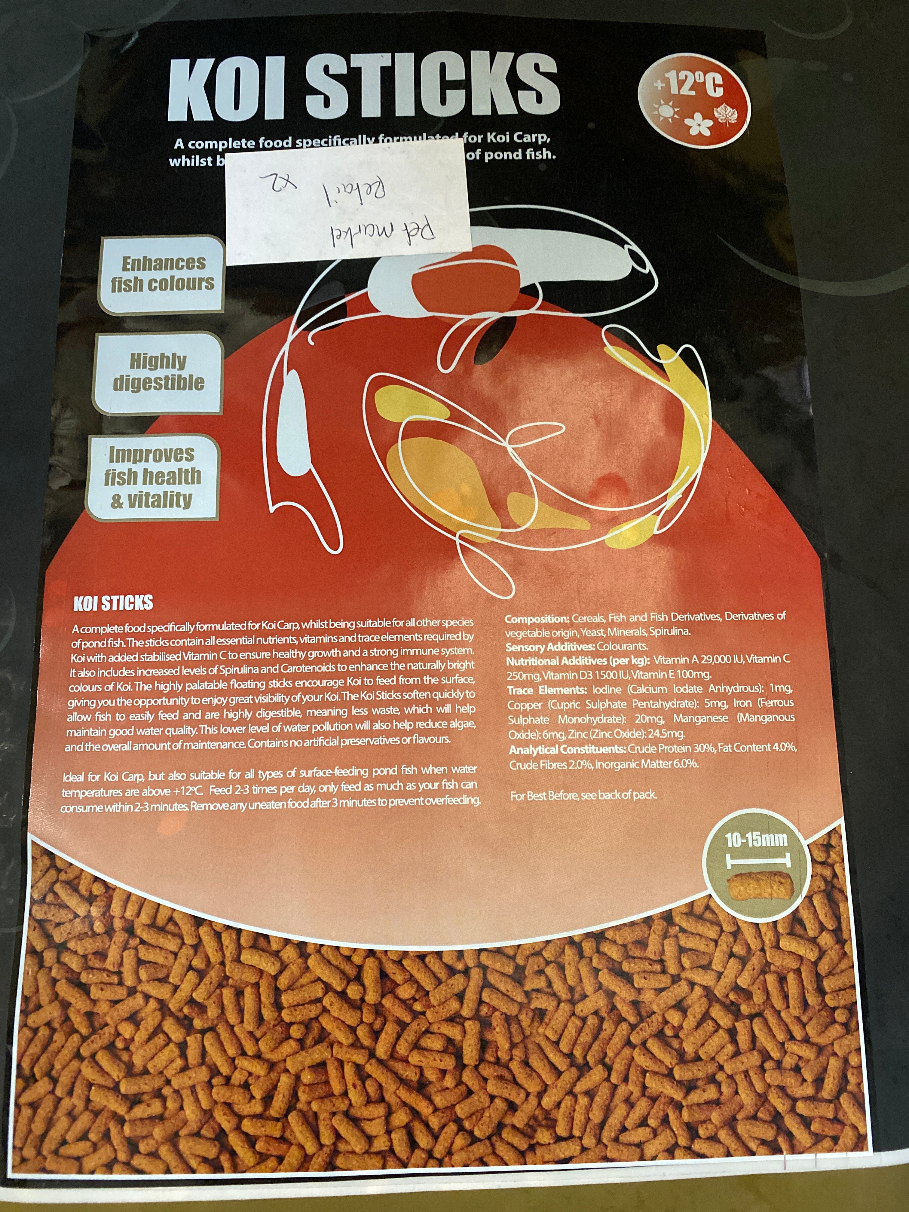 Betta Choice Koi Sticks 10kg Pet Market