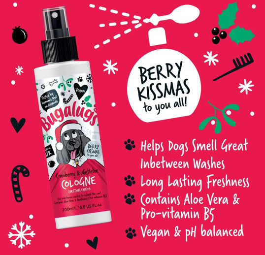 Bugalugs Christmas Edition: Cranberry & Mistletoe Cologne Bugalugs