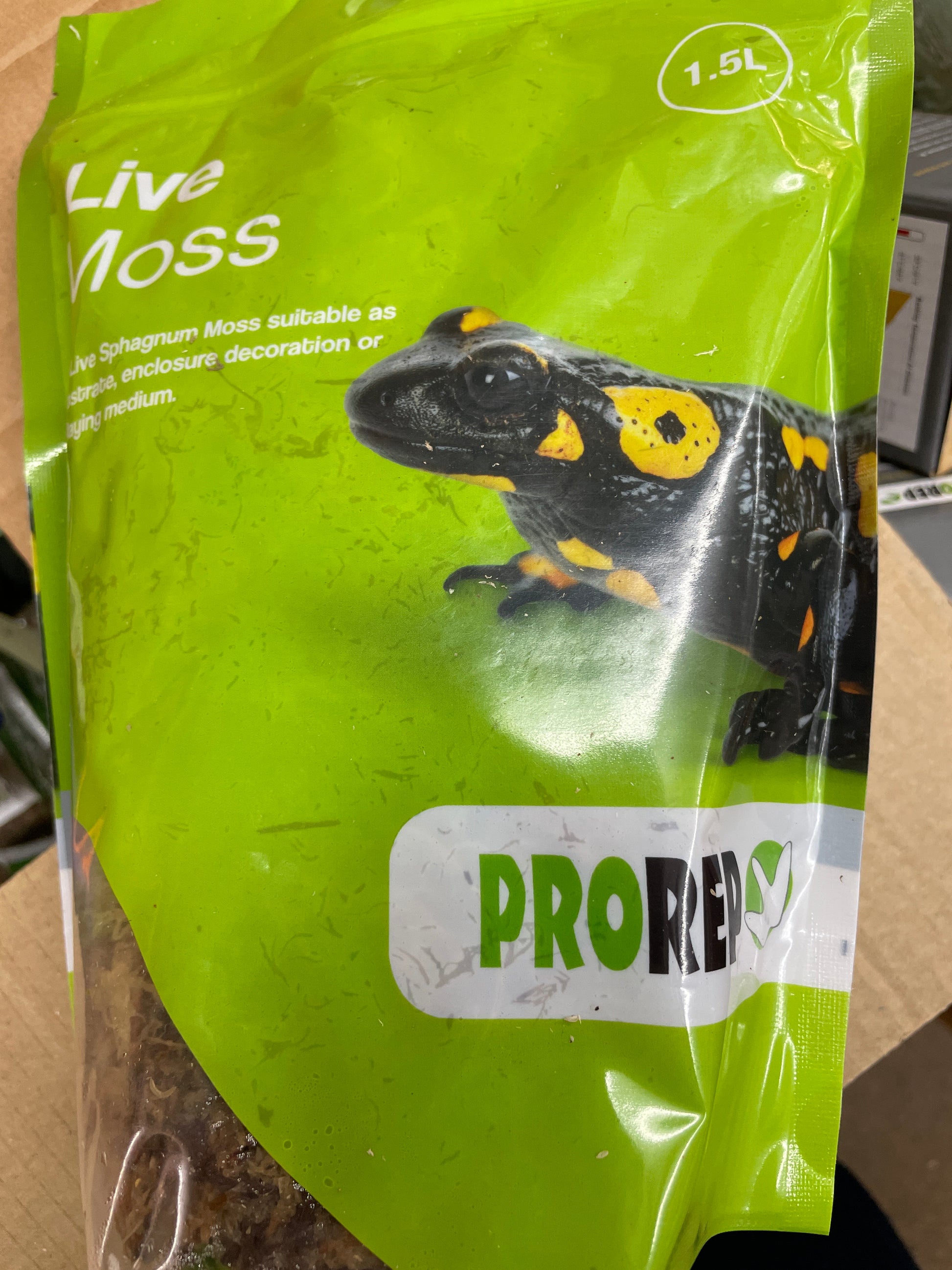 PR Live Moss, Small Bag (approx 1.5L) Reptile - Accessories ProRep