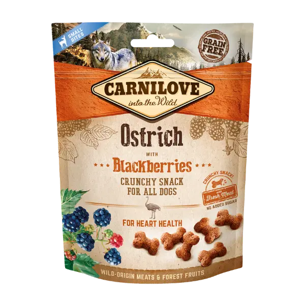 Carnilove ostrich with blackberries crunchy snack Pet Market