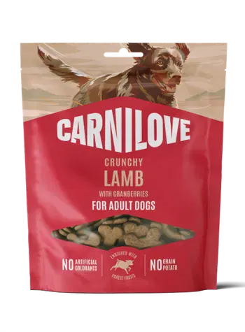 Carnilove Crunchy Lamb With Cranberries 80g