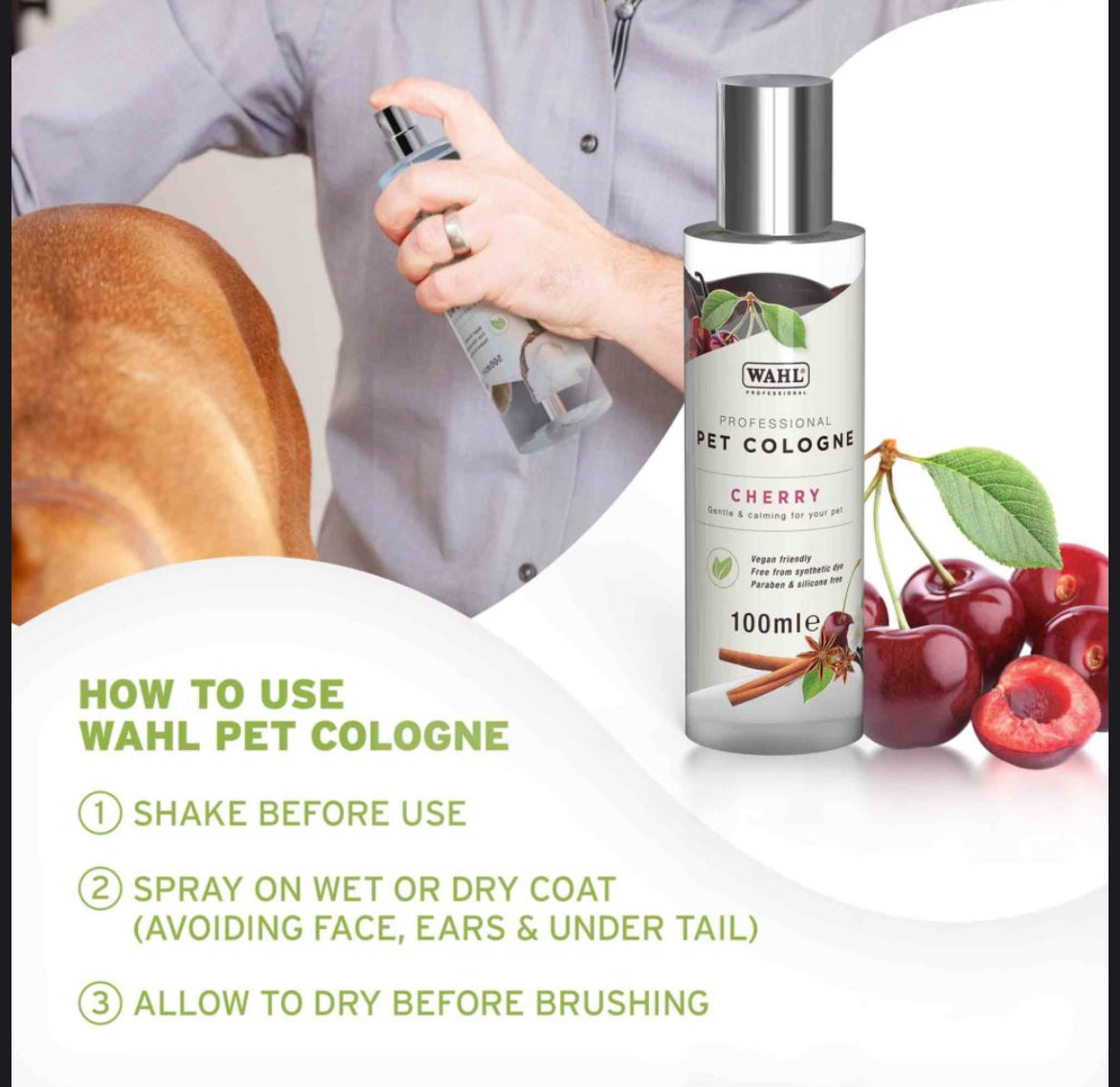 Wahl Professional Pet Cologne - Cherry Wahl