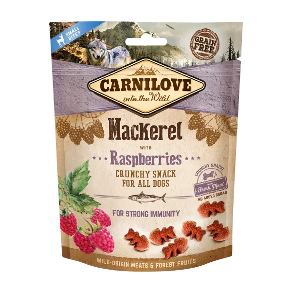 Carnilove mackerel with raspberries crunchy snack Pet Market