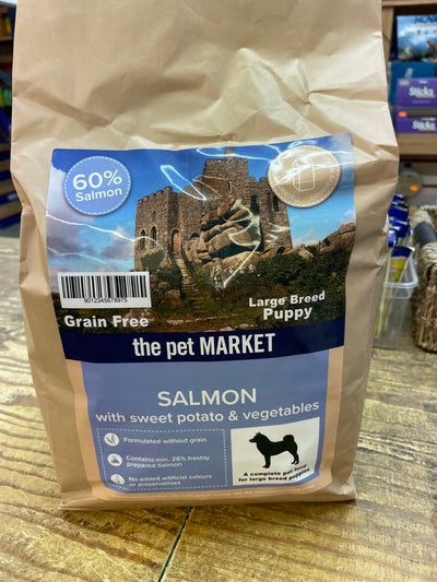 Salmon With Sweet Potato & Vegetables Large Breed Puppy 2kg
