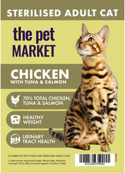 Chicken With Tuna & Salmon Cat Food 5kg Pet Market