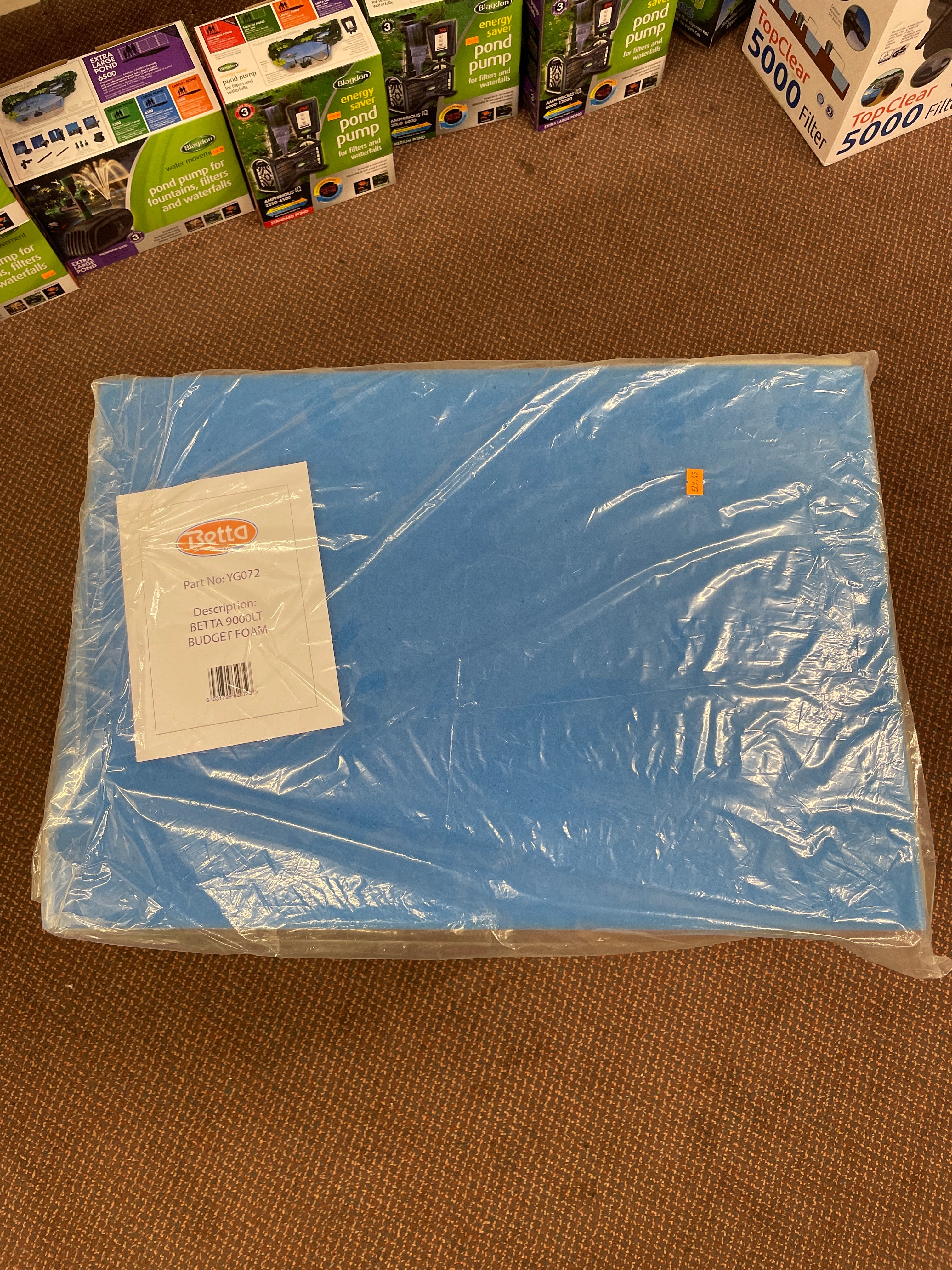 Betta 9000lt budget foam the Pet MARKET