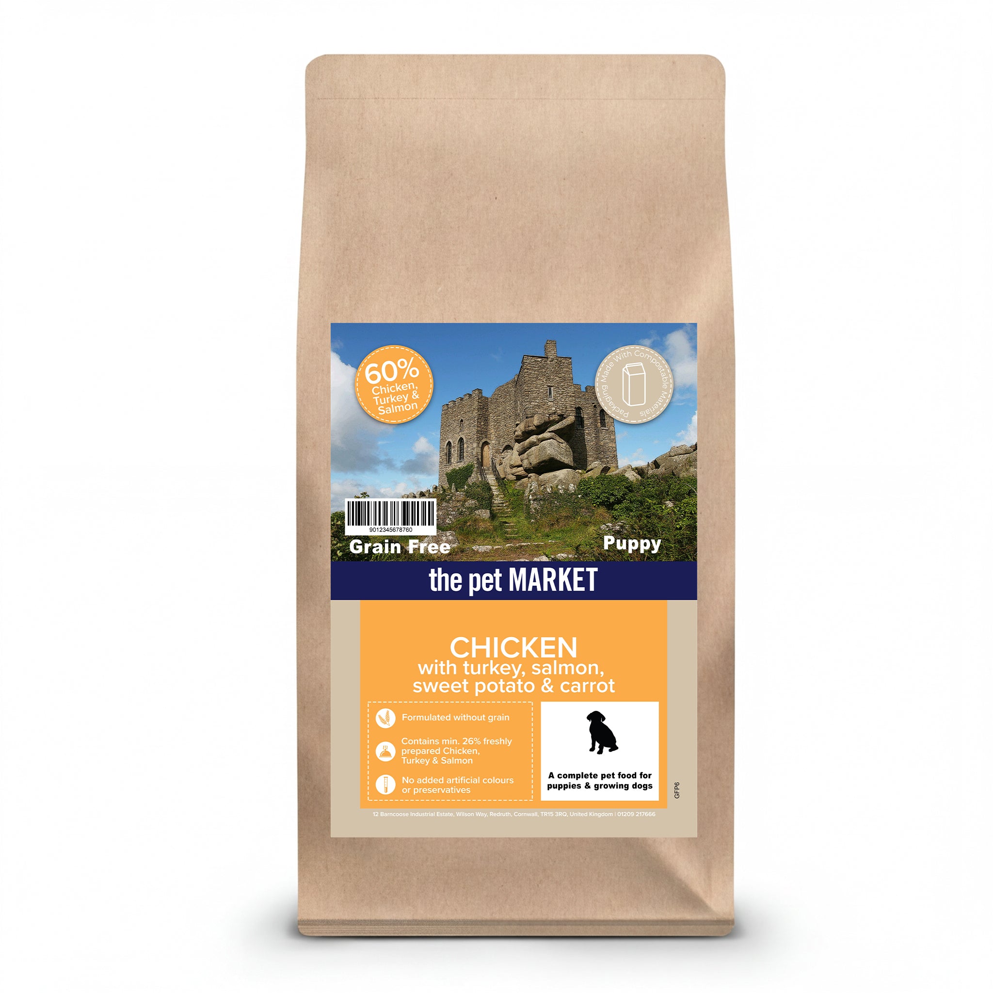 Grain-free - Chicken with Turkey, Salmon , Sweet Potato & Carrot - Puppy PetMarket