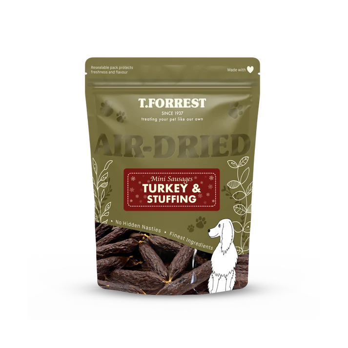 Turkey & Stuffing mini sausages Pet Market