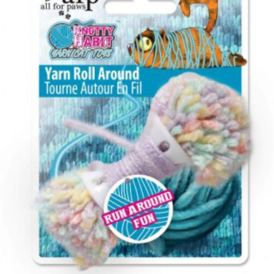 ALL FOR PAWS Knotty Habit Yarn Roll Around All For Paws