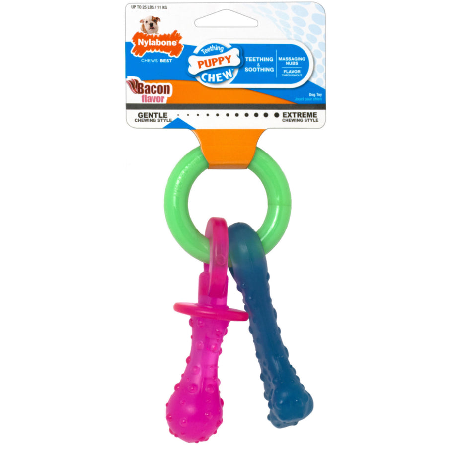 Nylabone Puppy Pacifier Teething Toy Nylabone