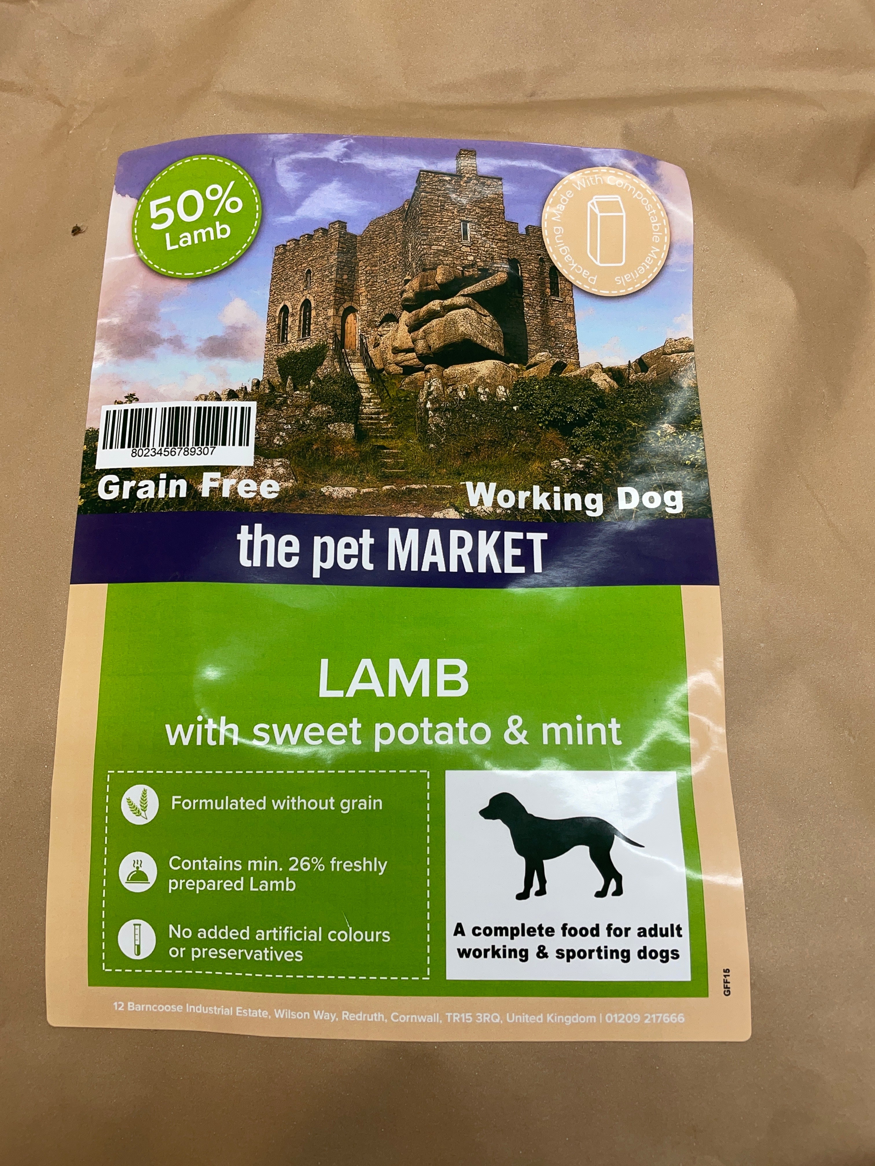 Grain-free - Lamb With Sweet Potato & Mint - Working Dog PetMarket