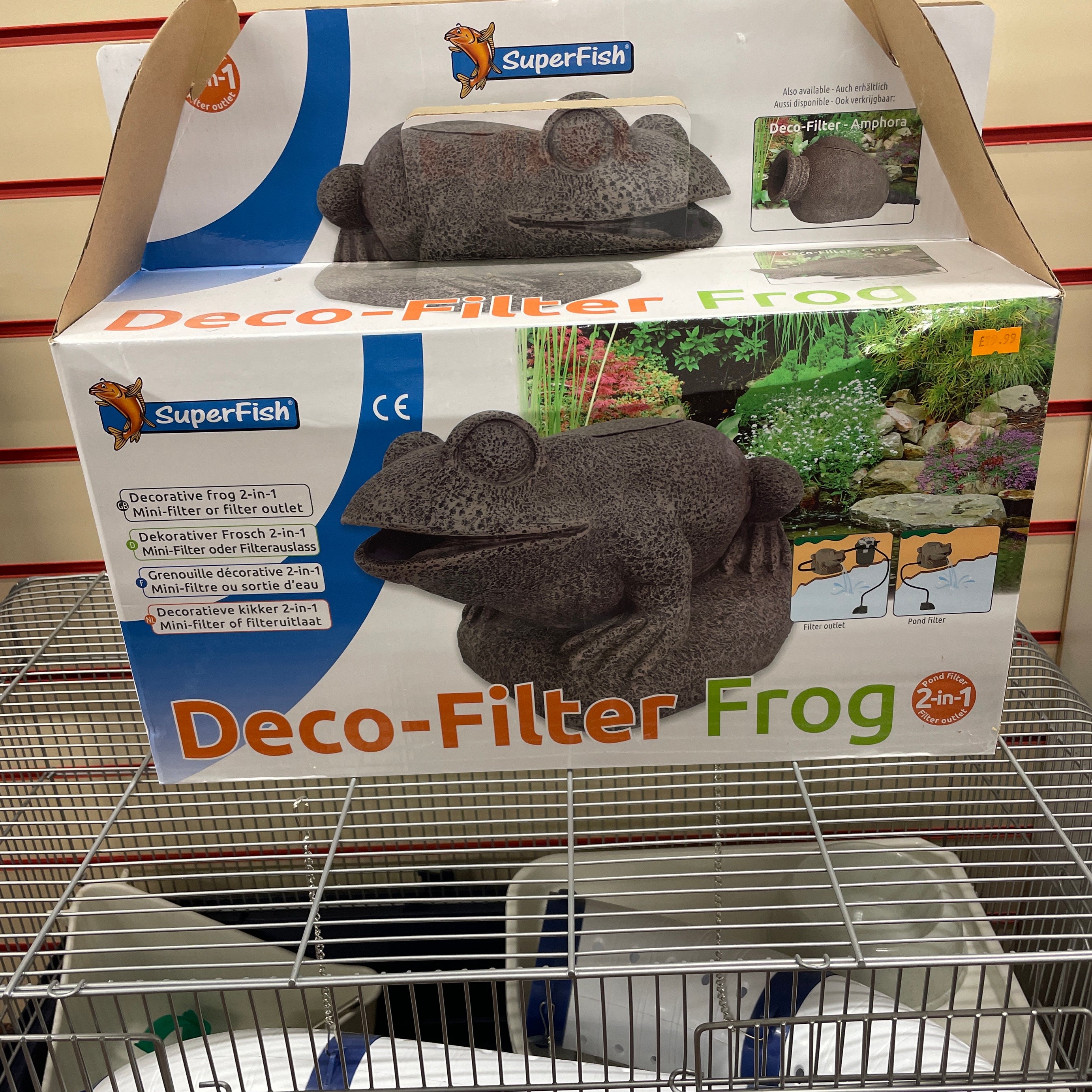 Deco-filter frog the Pet MARKET