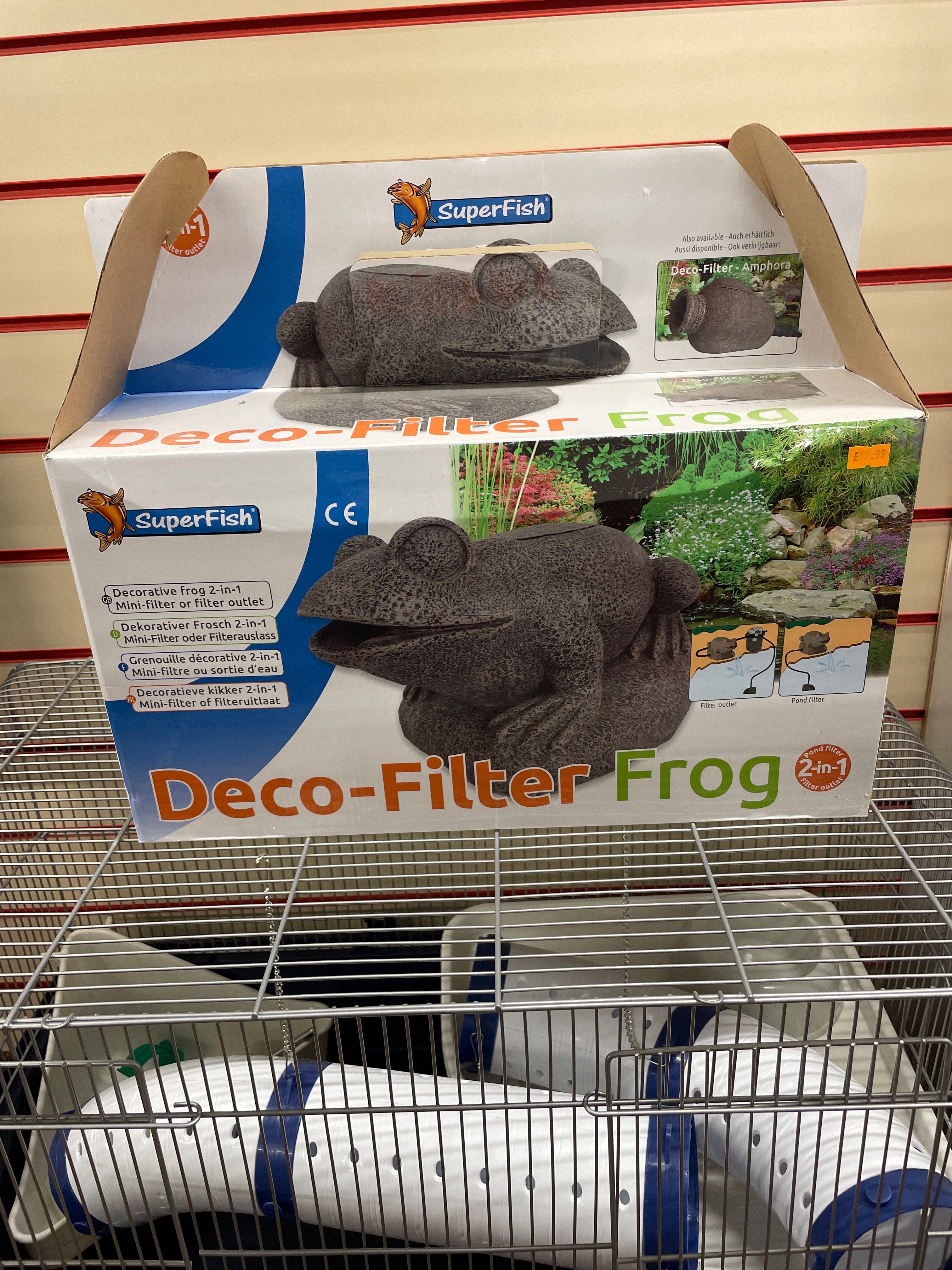 Deco-filter frog the Pet MARKET
