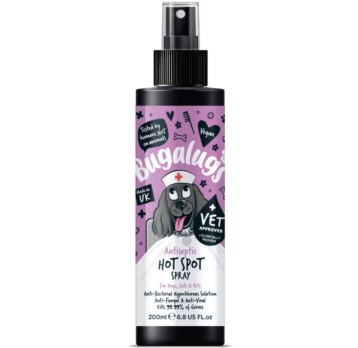 Bugalugs Antiseptic Hot Spot spray Wound Care Bugalugs