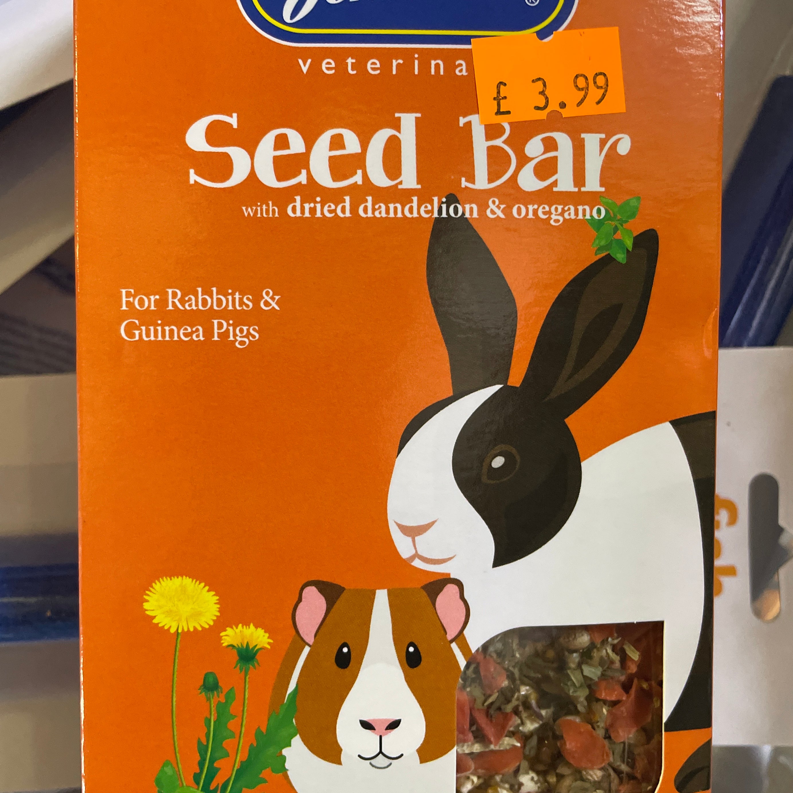 Johnson’s Seed Bar with Dried Dandelion & Oregano