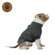 Snug fit polar fleece dog M Grey