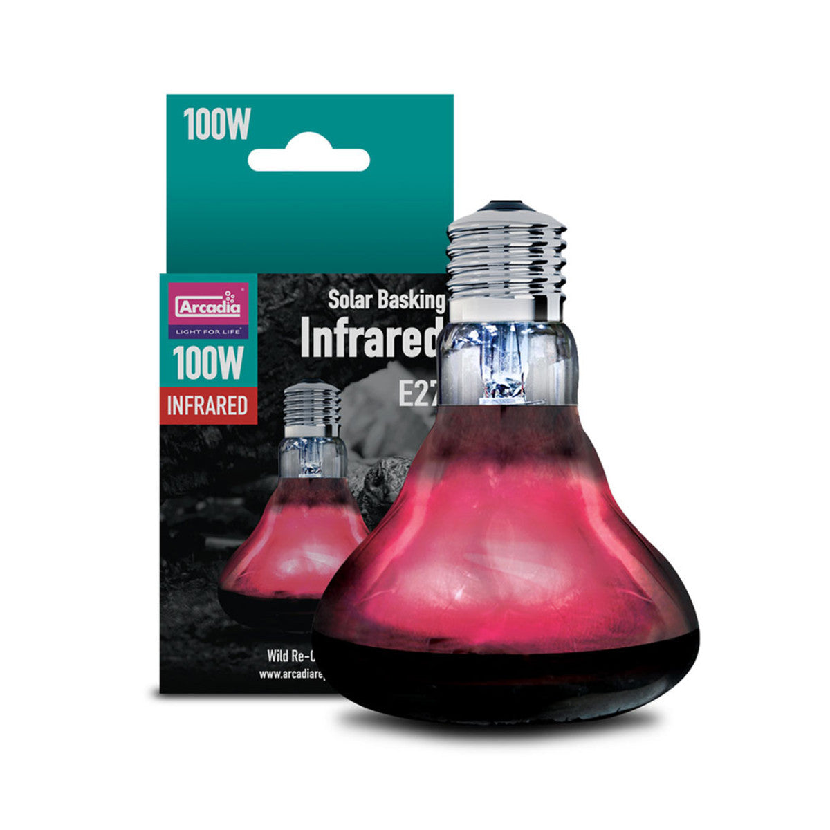 Arcadia Solar Basking Infrared 100 watts Reptile - Accessories Pet Market