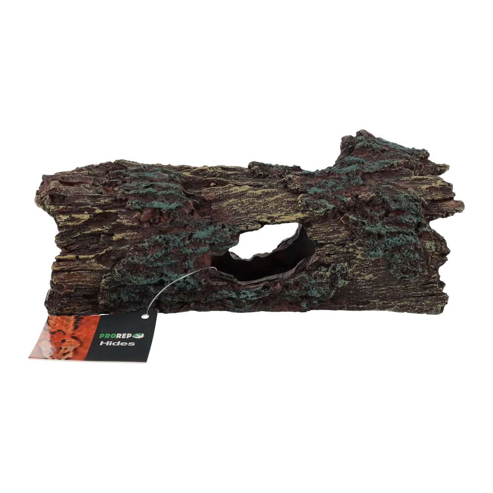 PR Dark Wood Log Hide Med 18.5x7x7.2cm DPH085 Pet Market