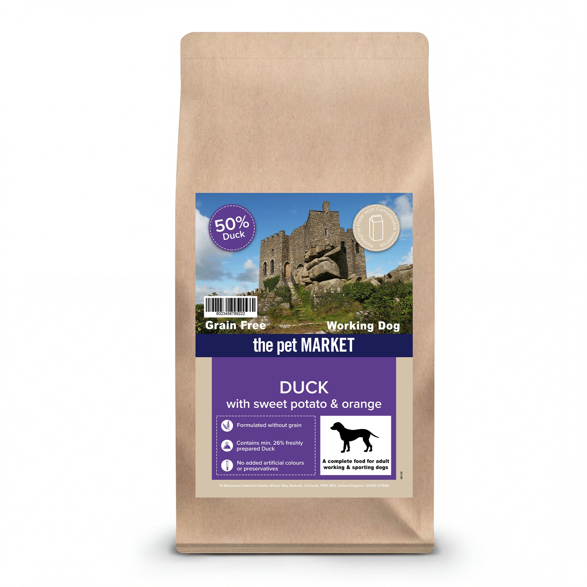 Grain-free - Duck With Sweet Potato & Orange - Working Dog PetMarket