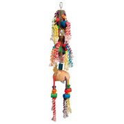 Colorful rainbow twirl toy from Pet Market, featuring vibrant spinning and twisting elements for pets' play and entertainment.