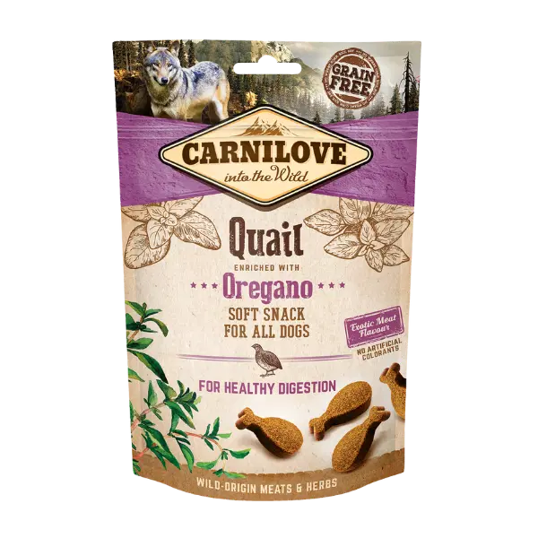Carnilove quail with oregano soft treats Pet Market