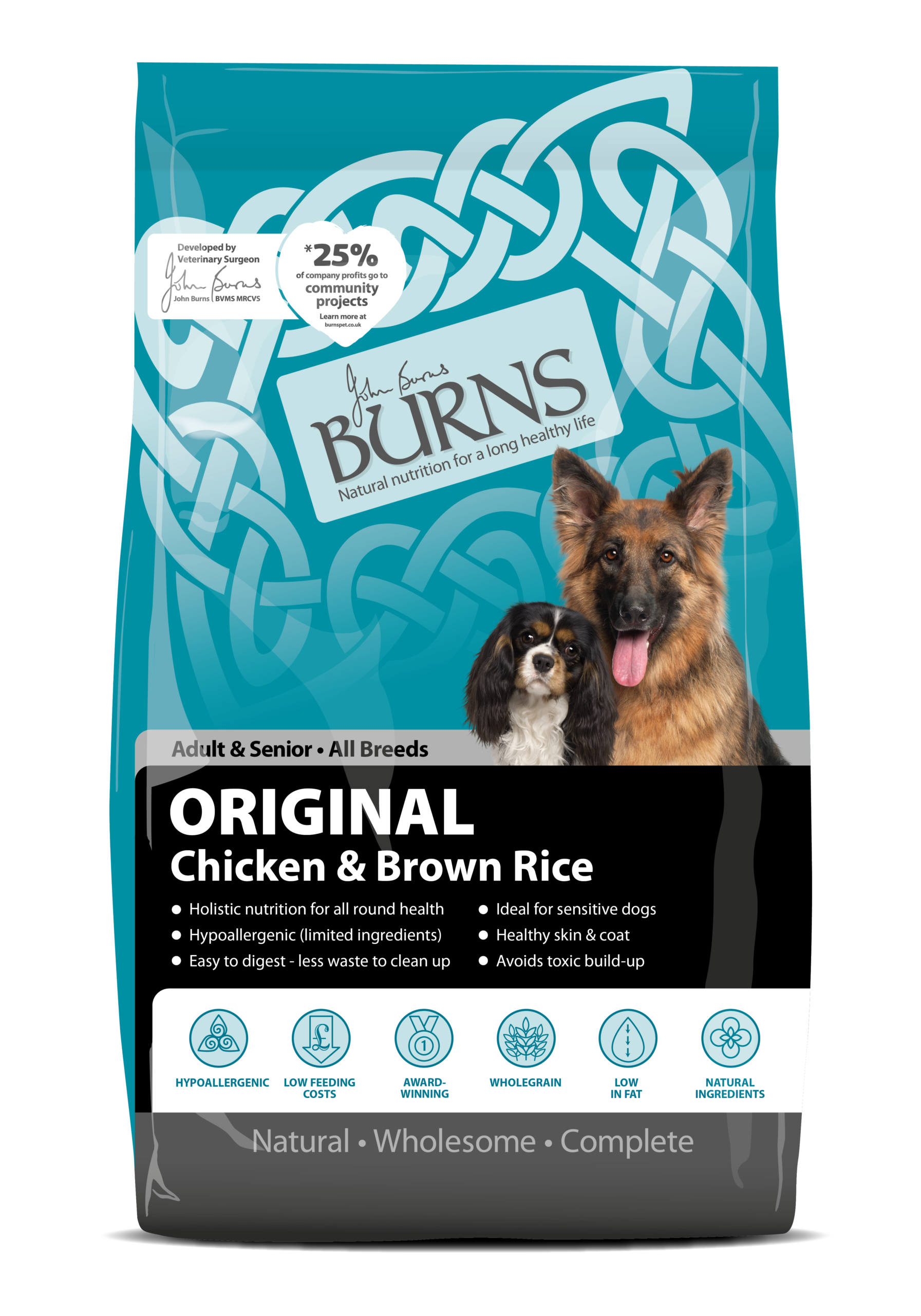 Burns original chicken & rice 2kg Pet Market