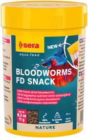 sera Bloodworms FD Snack 100ml (11g) FISH - FOOD SERA
