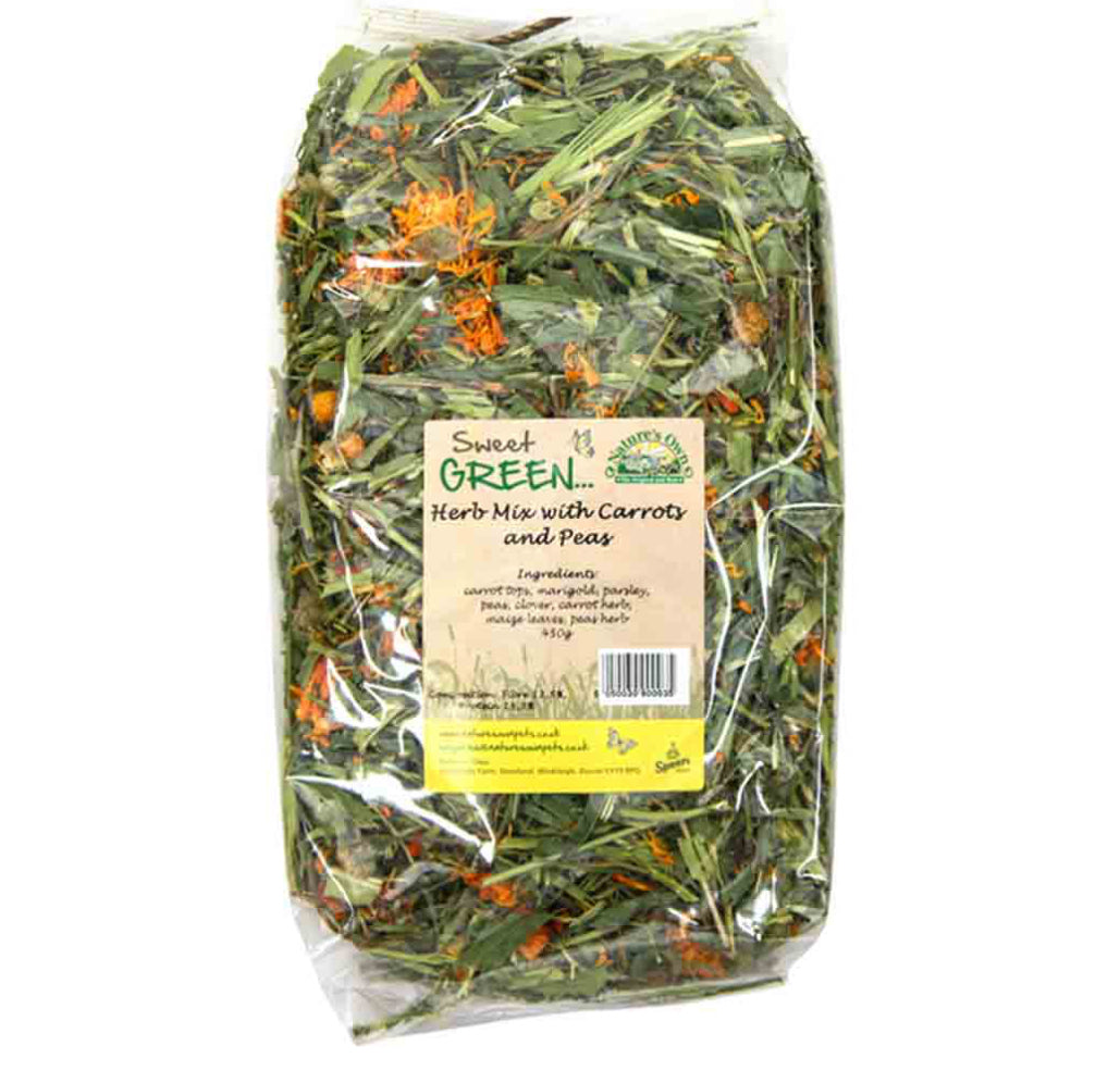Nathures own - Herb Mix Carrots & Peas Small Mammal - Food Nathures own