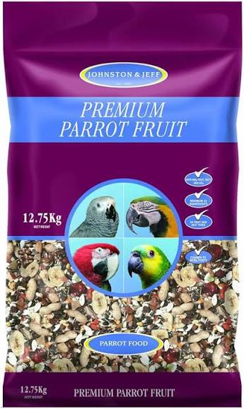 Premium Parrot Fruit Bird feed Johnston & Jeff