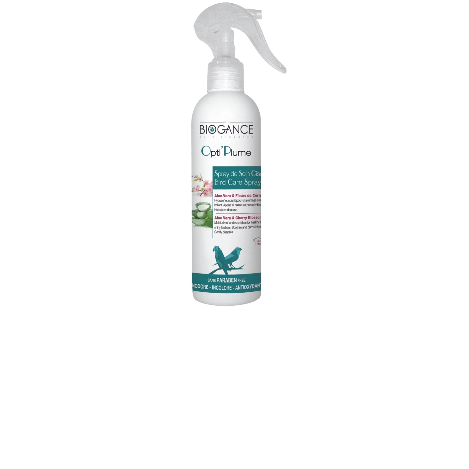 BioGance Opti Plume Feather and Skin Care 250ml Aloe Vera And Cherry Blossom Pet Market