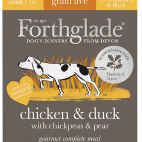 National Trust Gourmet Chicken & Duck Natural Wet Dog Food Forthglade