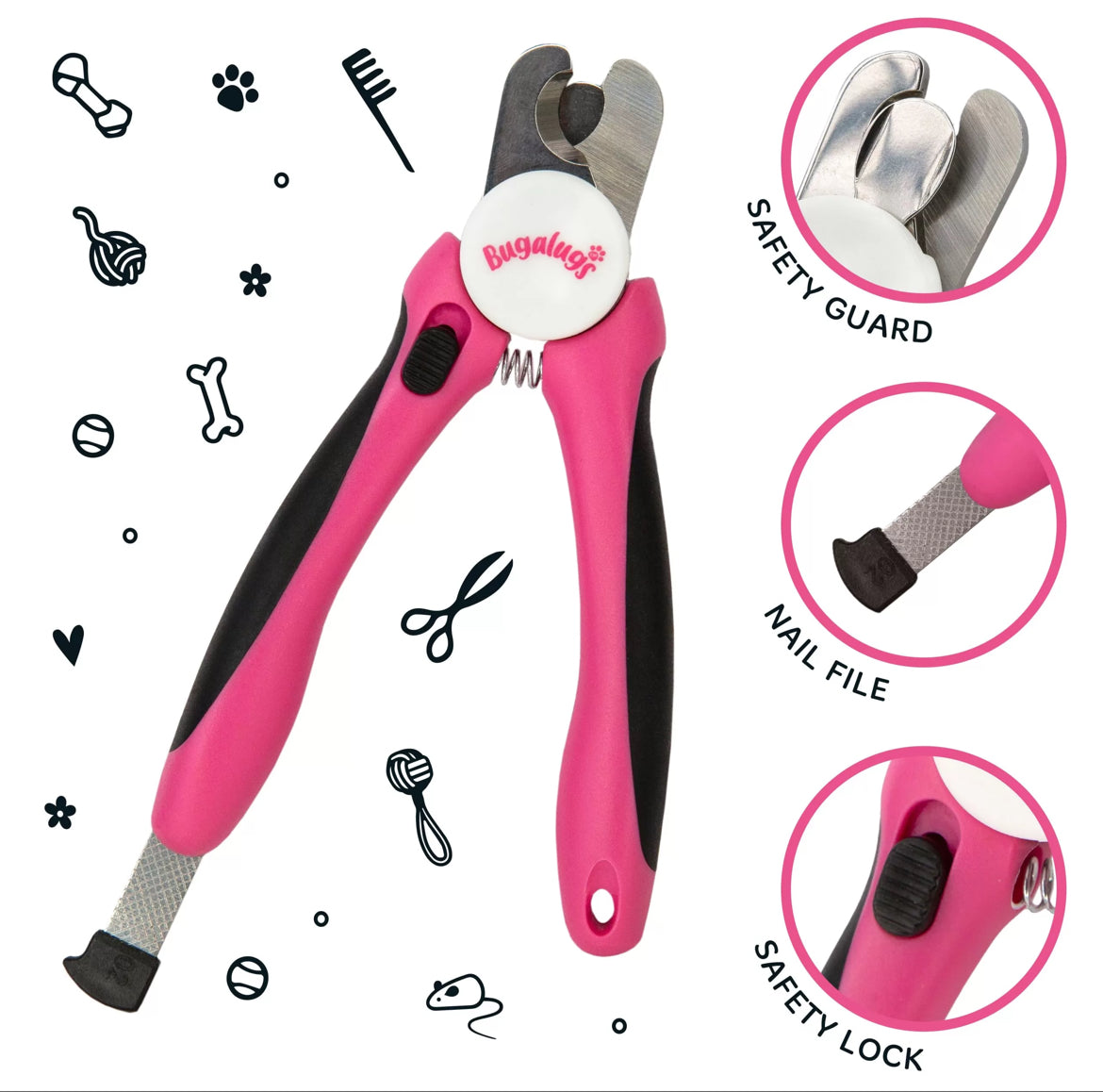 Bugalugs Pet Nail Clippers (Medium-Large) Bugalugs